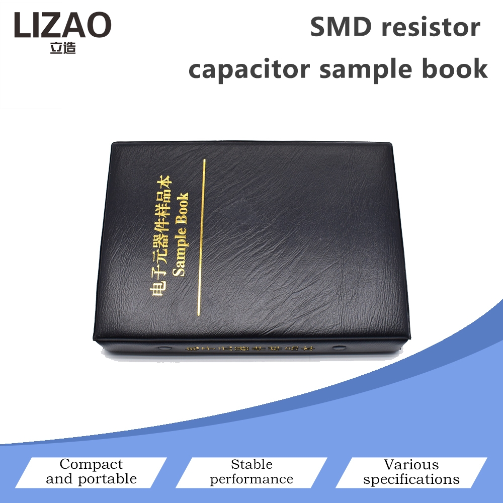 Diy Electronics Book - ชุดตัวต้านทานและตัวเก็บประจุแบบ SMD ขนาดต่างๆ 0201 0402 0603