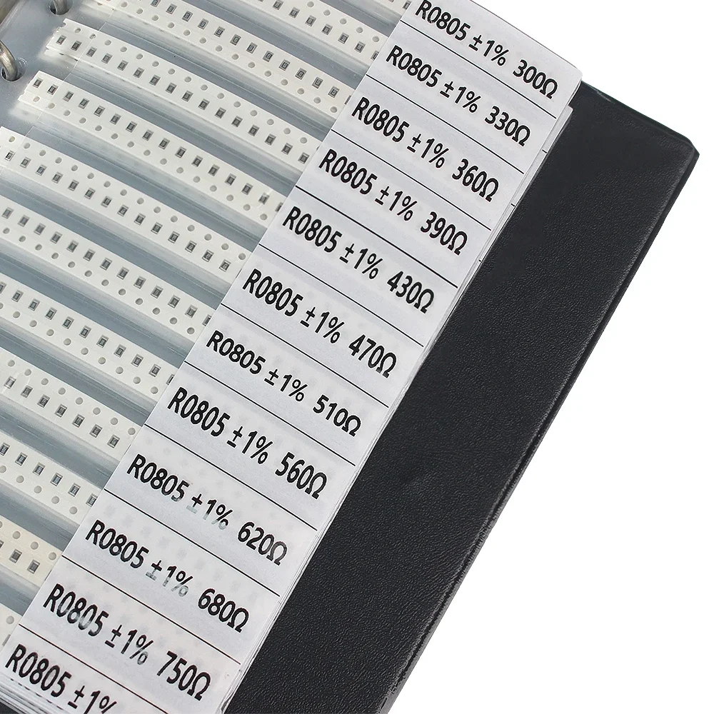 Diy Electronics Book - 4250PCS 0805 ตัวต้านทาน SMD Book Kit
