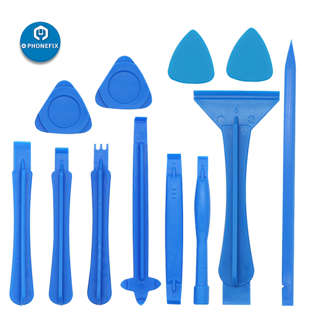 Diy Electronics Repair Kit - 12Pcs ซ่อมโทรศัพท์มือถือเครื่องมือชุดซ่อม Spudger พลาสติกถอด Pry เครื่องมือสำหรับ