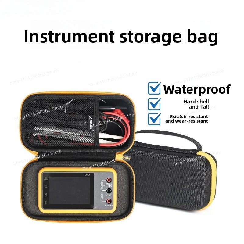 Multimeter Digital - เหมาะสำหรับใส่เครื่องมัลติมิเตอร์ดิจิตอล DM40 กระเป๋าเก็บอุปกรณ์ 4 บิต ครึ่งหนึ่ง