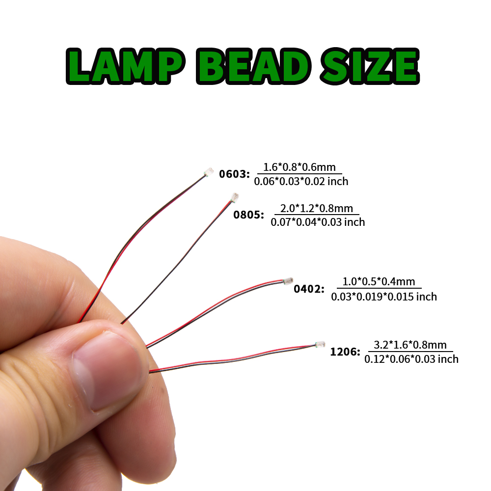Diy Electronics Gadget - 10 ชิ้น/เซ็ตไมโคร LED ชิปหลอดไฟ 3V แบบติดตั้งสำเร็จ