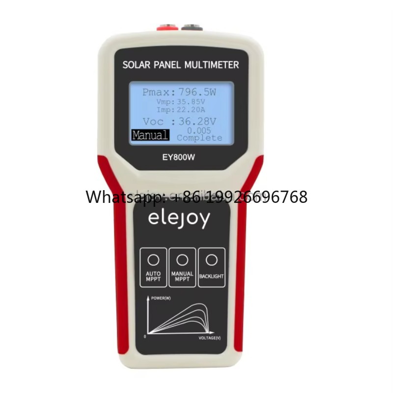 Multimeter Digital - เครื่องทดสอบแผงโซลาร์เซลล์ EY800W LCD MPPT มัลติมิเตอร์ เครื่องวัดแรงดันไฟฟ้าอัจฉริยะ