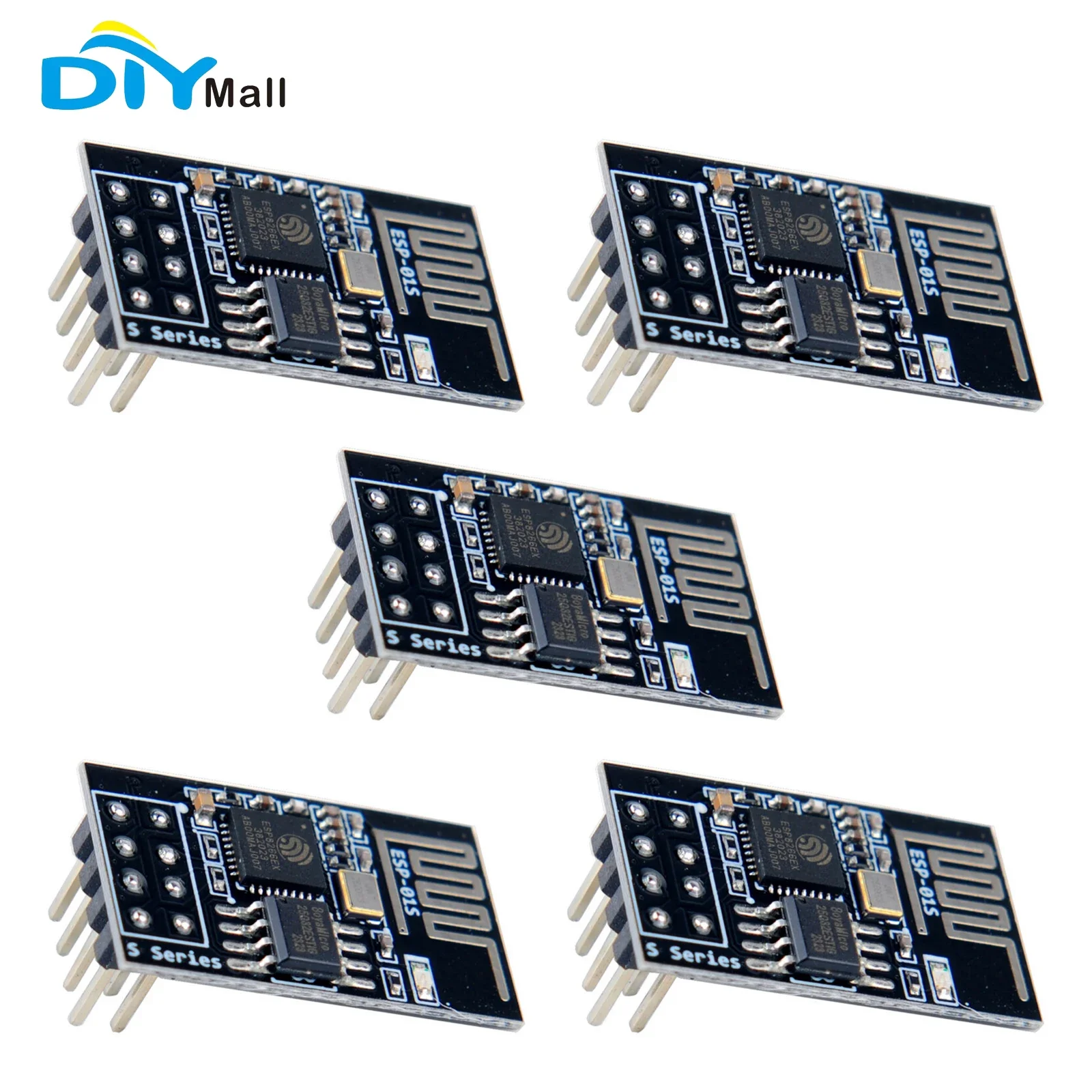 Diy Electronics Project - ESP-01S ESP8266 โมดูลไวไฟ 4MB แฟลช 3.3V