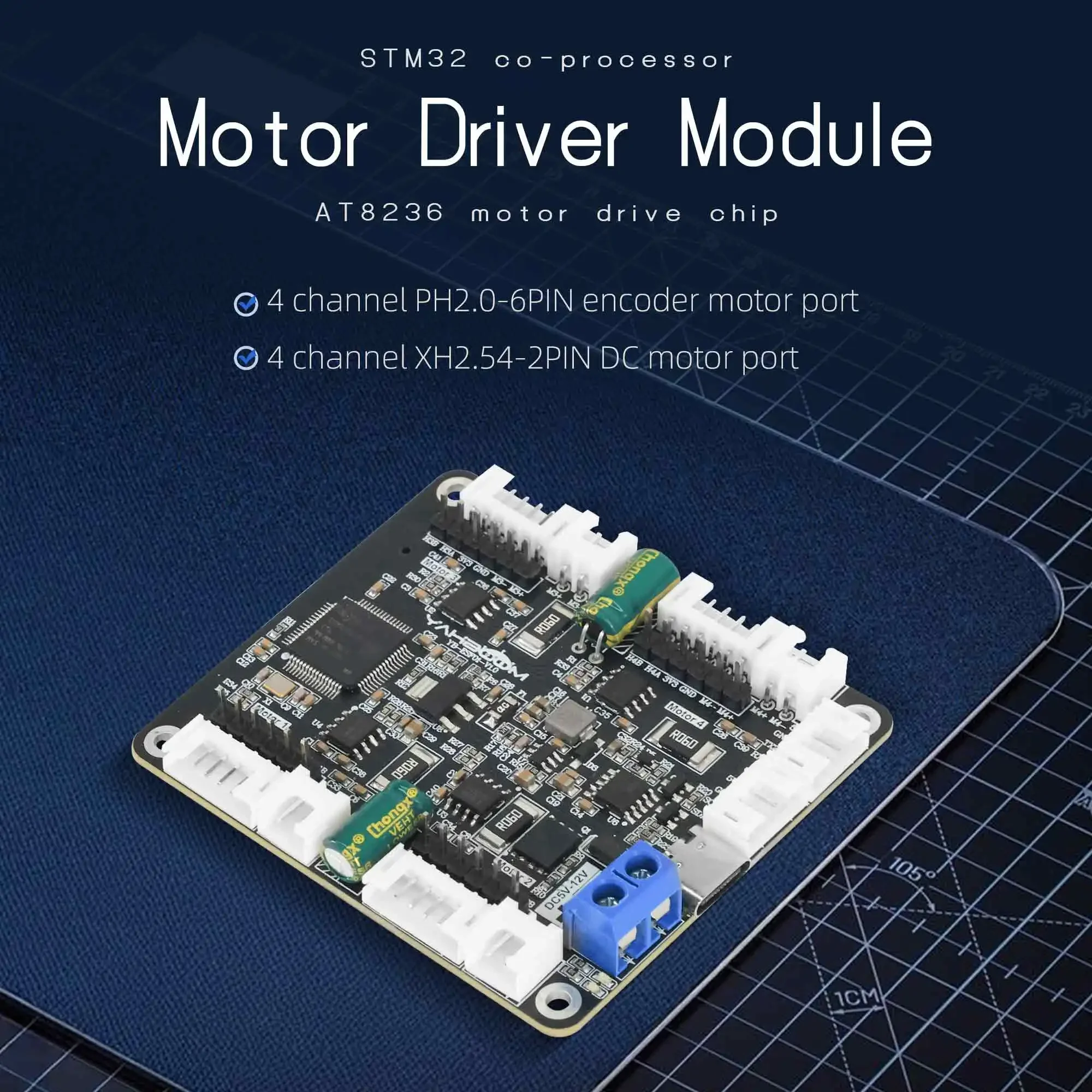 โมดูลควบคุมมอเตอร์ 4 ช่อง Yahb - Diy Electronics Project บทวิจารณ์และราคา