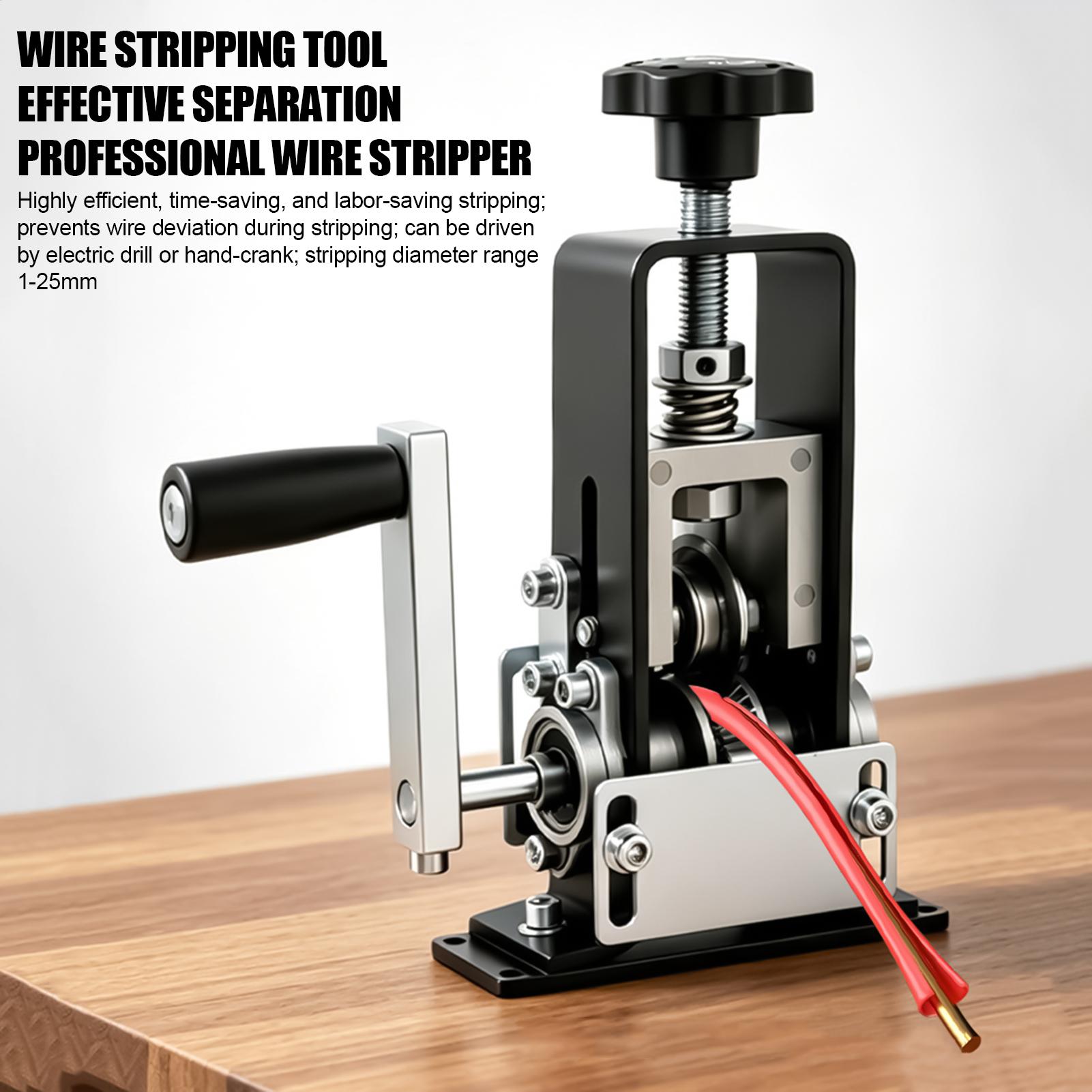 เครื่องปอกสายไฟทองแดงแบบมือหมุ - Wire Stripper Cutter บทวิจารณ์และราคา