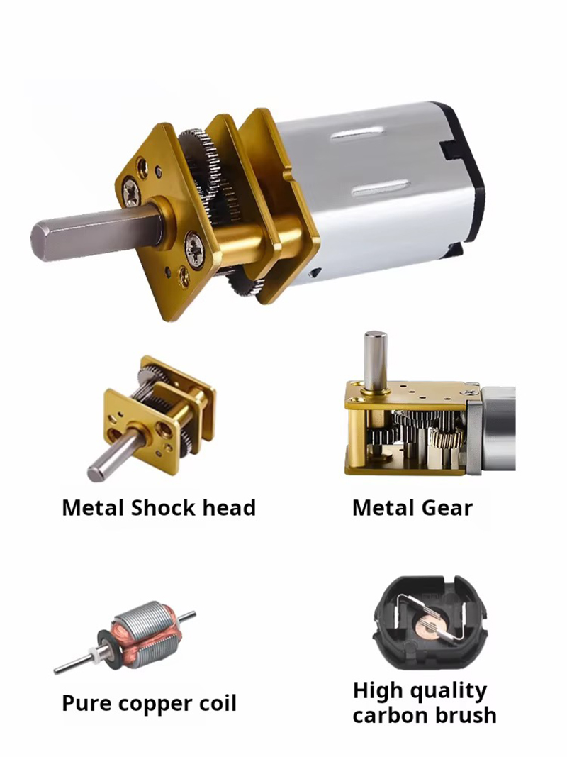 6V 12V 15-6000RPM GA12-N20 DC  - Diy Boat Electronics บทวิจารณ์และราคา
