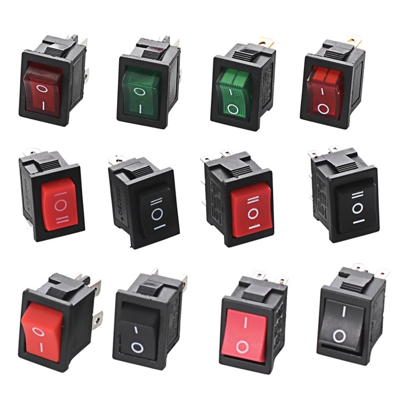 สวิตช์แบบกด KCD1 2 ขา 21*15 มม - Diy Boat Electronics บทวิจารณ์และราคา
