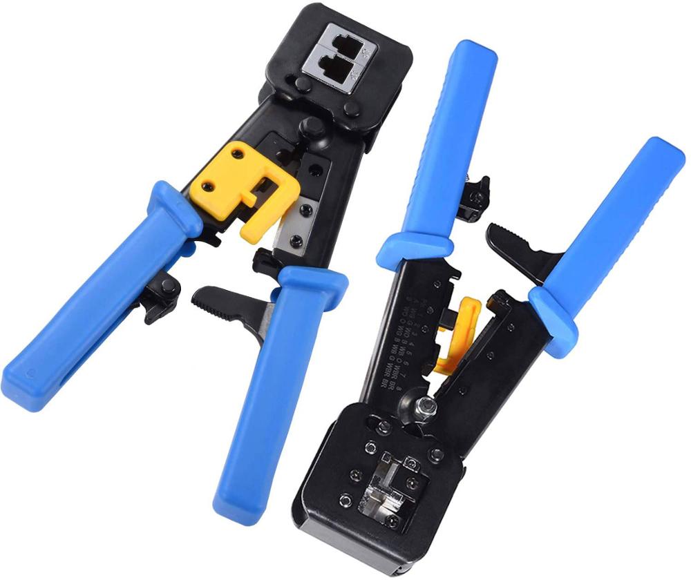 ZoeRax RJ45 CrimperสำหรับPass- - Wire Stripper Cutter บทวิจารณ์และราคา