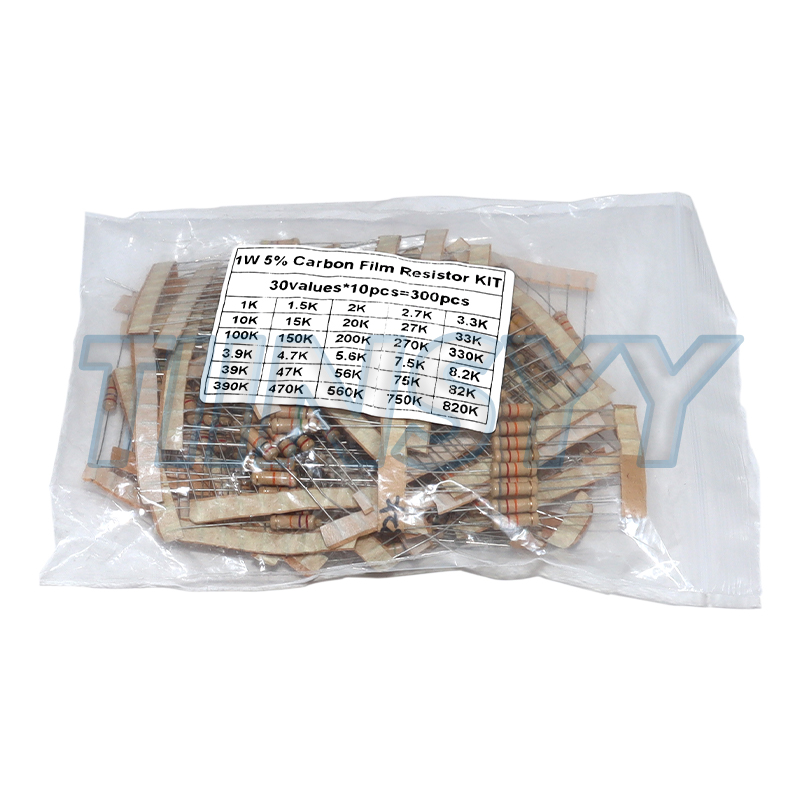 ชุดตัวต้านทาน 300 ชิ้น 1W 5% ค - Diy Electronics Gadget บทวิจารณ์และราคา