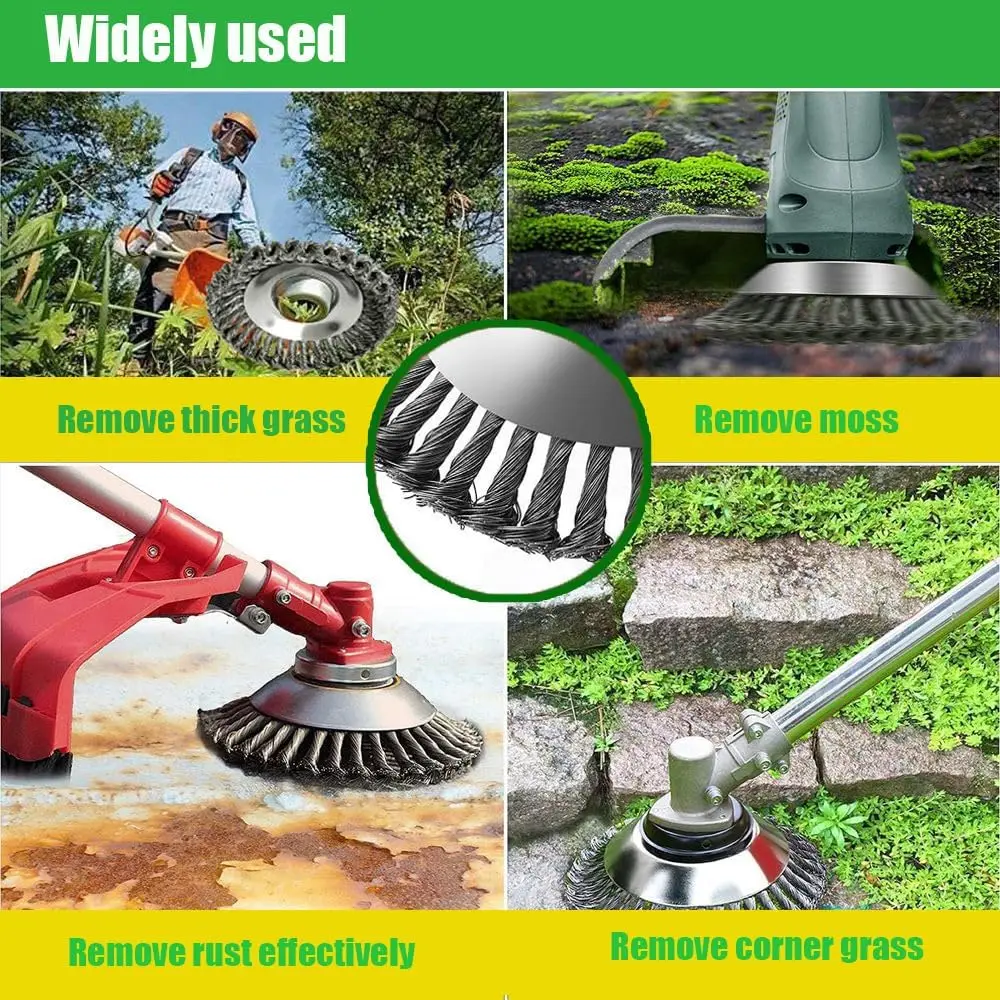 หัวแปรงตัดหญ้าแบบลวดเหล็กขนาด  - Wire Stripper Cutter บทวิจารณ์และราคา