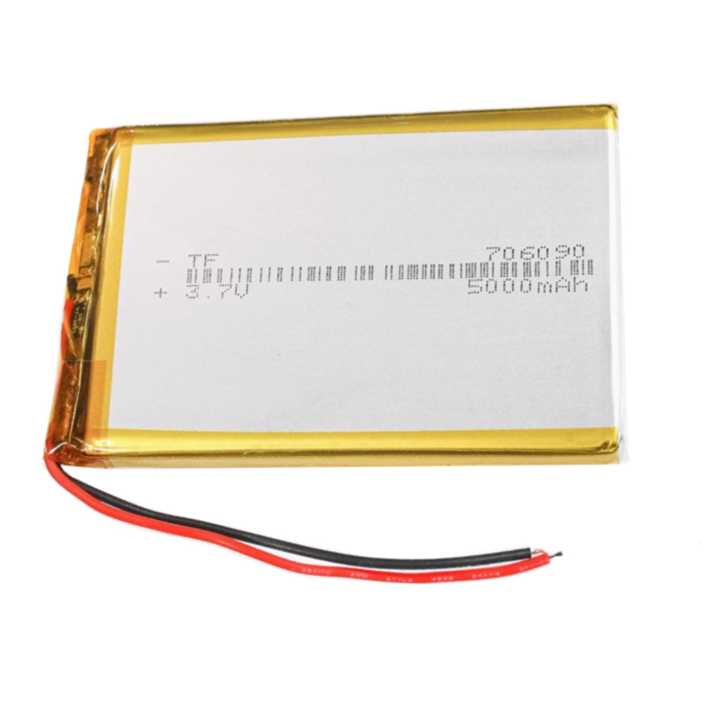 1-10 ชิ้น 3.7V 5000mAh 706090  - Diy Electronics Book บทวิจารณ์และราคา