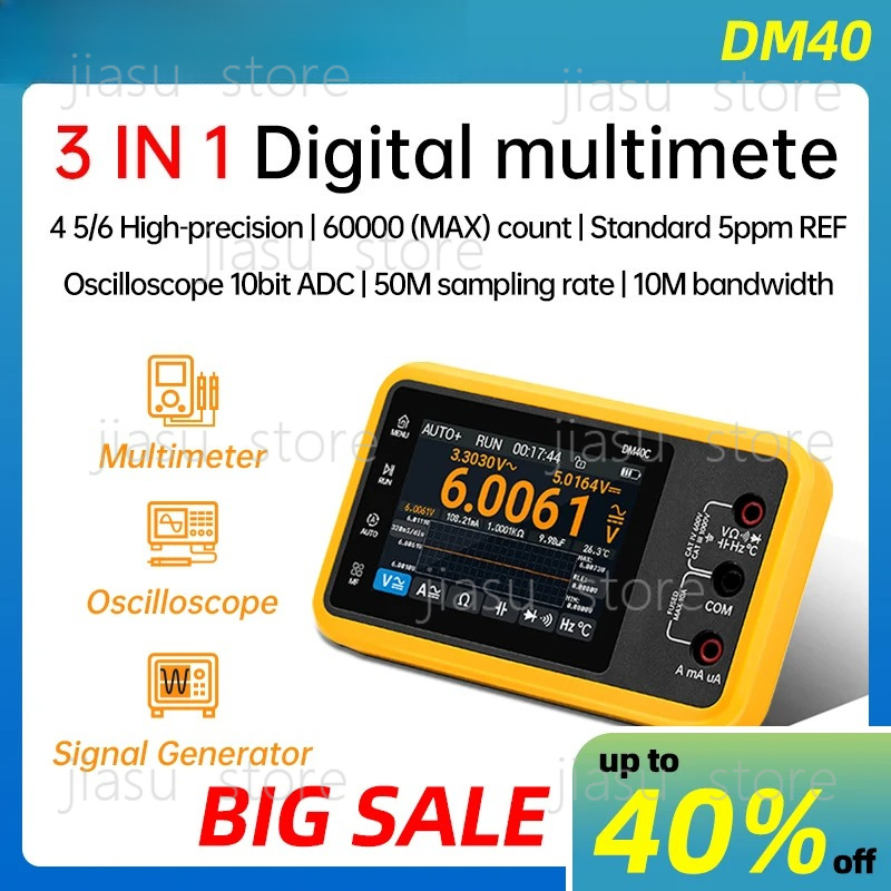 เครื่องมือวัดดิจิตอลแบบพกพา Al - Multimeter Digital บทวิจารณ์และราคา