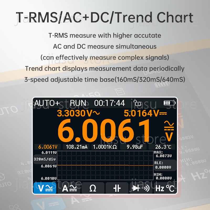 เครื่องมือวัดดิจิตอลแบบพกพา Al - Multimeter Digital บทวิจารณ์และราคา