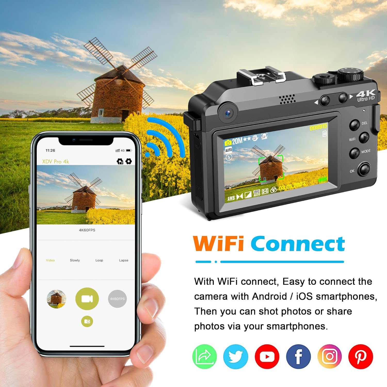 56MPดิจิตอลกล้องสําหรับถ่ายภาพ - Diy Electronics Videos บทวิจารณ์และราคา